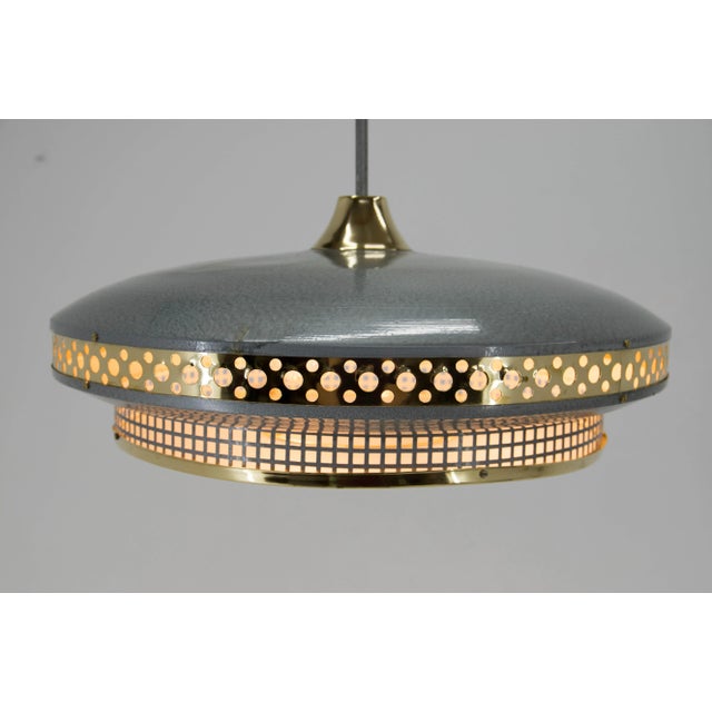 1960s Space Age Mimtal Pendant by Ludib Bratislava, Czechoslovakia, 1960s For Sale - Image 5 of 12