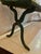 Black Vintage Hudson Valley Cast Iron Base Wood Railroad Bench Flip Back For Sale - Image 8 of 11
