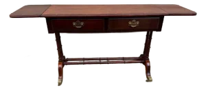 Hannamy Regency Style Drop Leaf Sofa Table
