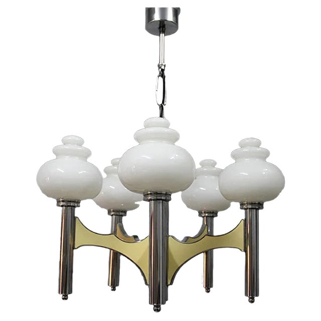 Italian Chandelier, 1970s For Sale