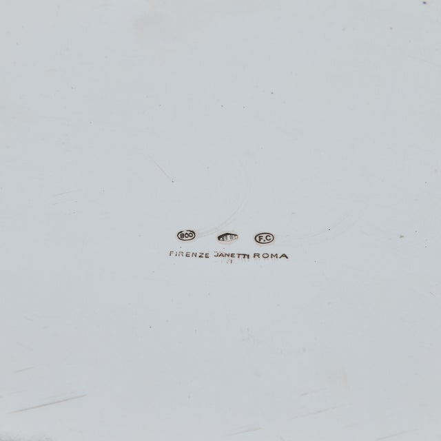 Silver 1940's Sterling Silver Hinged Box For Sale - Image 8 of 9