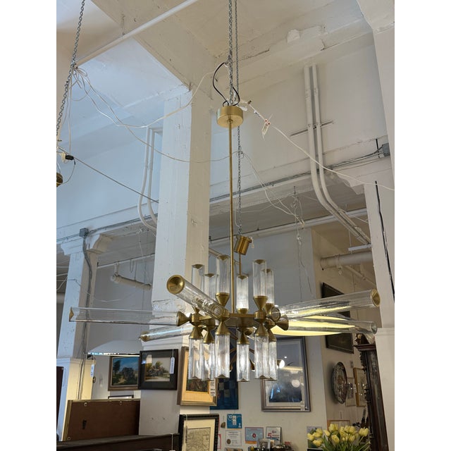 Jason Miller for Roll & Hill Castle Chandelier For Sale - Image 4 of 12