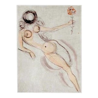 Dali Petties Nus (Ronsard) H Hand Signed Numbered Etching Surreal Art For Sale