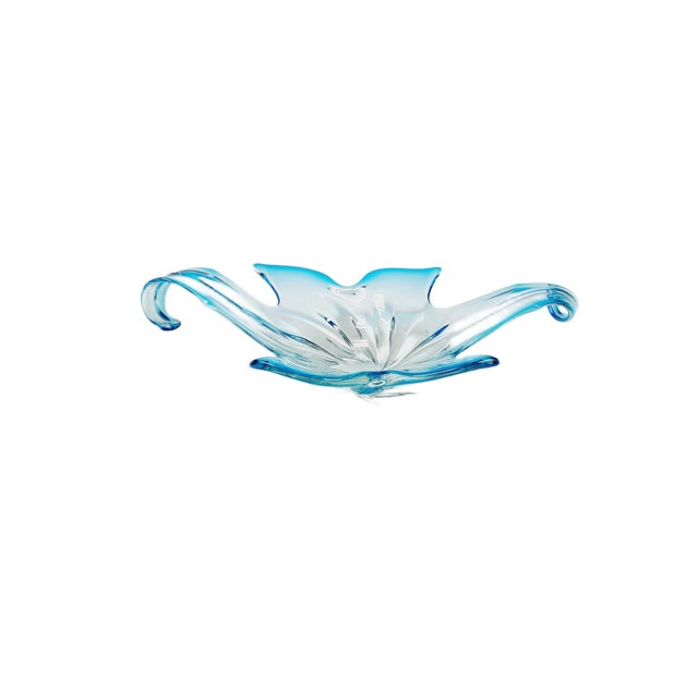 Postmodern Sommerso Murano Glass Fruit Bowl from Mandruzzato, Italy, 1950 For Sale - Image 14 of 14