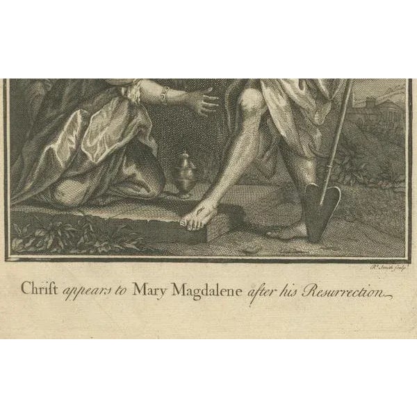 Durand, Christ's Resurrection & St. Andrew the Apostle, 1735, Engravings, Set of 2 For Sale - Image 6 of 10