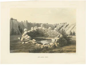 Zuni Sacred Spring, 1856, Paper