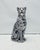 Ceramic Snow Leopard Ceramic Figurine by Ceramiche Boxer For Sale - Image 7 of 7