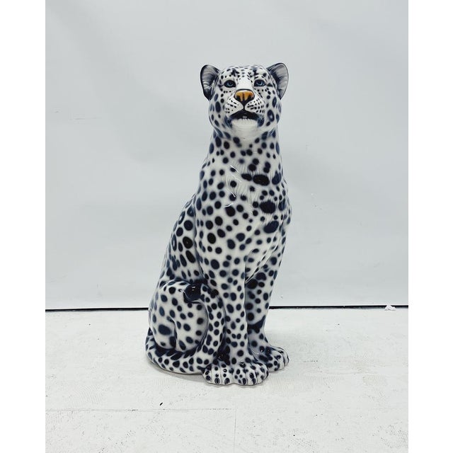 Ceramic Snowleopard Ceramic Figurine by Ceramiche Boxer For Sale - Image 7 of 7