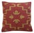 Textile Beautiful Red and Gold Southwestern Handwoven Kilim Feather/Down Pillow For Sale - Image 7 of 7
