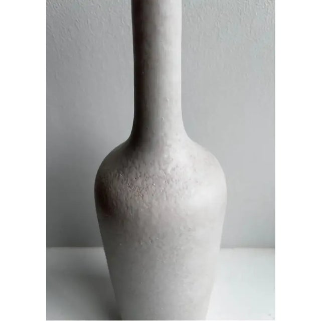 Ceramic Circa 1950s Tall Italian Raymor Bitossi Ceramic Bottle For Sale - Image 7 of 10