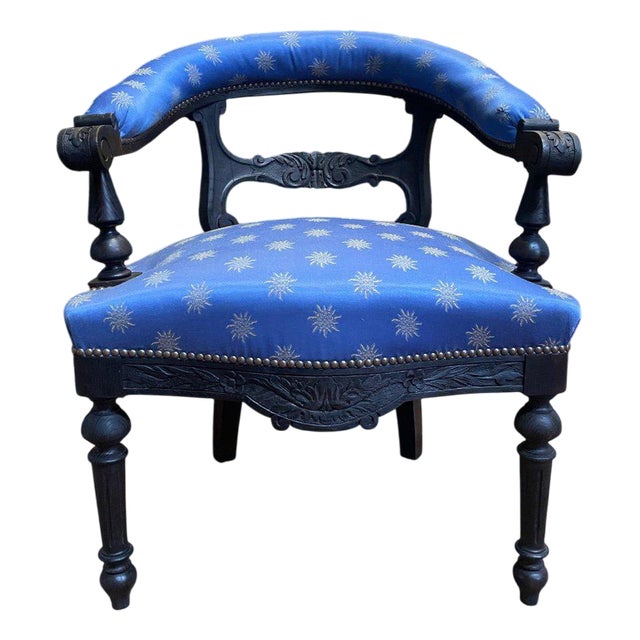 Napoleon III Louis Philippe Office Armchair For Sale