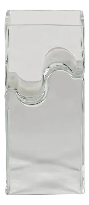 Clear Glass Composition Vase by Alfredo Barbini, 1960s