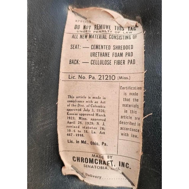 Chrome Craft Mid Century Sculpta Chairs by Vladimir Kagan- Set of 4 For Sale - Image 4 of 5