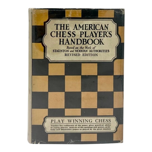 The American Chess Player's Handbook by John C. Winston 1928 Hardcover Book For Sale