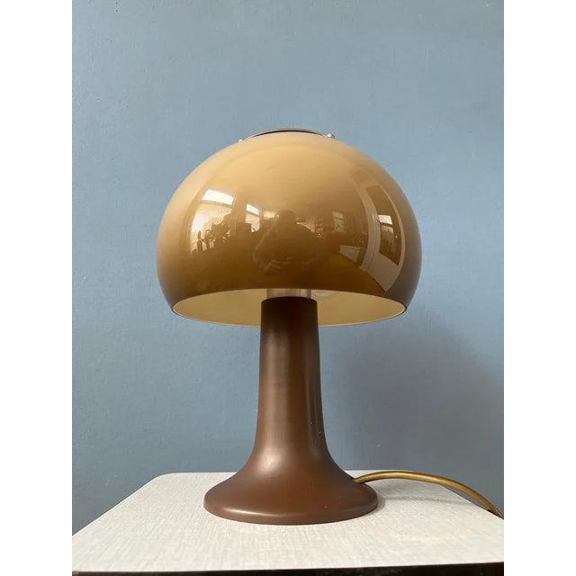 Vintage Space Age Mushroom Table Lamp from Herda For Sale - Image 11 of 11