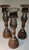 Late 20th Century Late 20th Century Ornate Maitland-Smith Hand-Carved Candle Holders ~ Set of 3 For Sale - Image 5 of 10