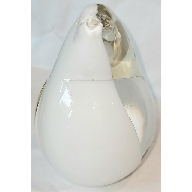 Contemporary 1970s Blown Glass Penguin Paper Weight Scuplture by Anatra For Sale - Image 3 of 5