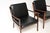 Vintage Danish Leather Armchairs from Ole Wanscher, 1960s, Set of 2 For Sale - Image 6 of 12