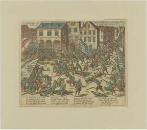 Battle with Troops of William of Orange in Amsterdam, Paper