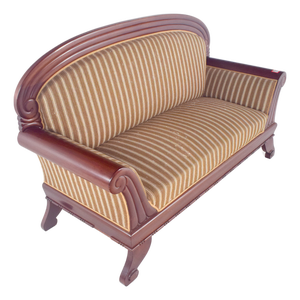 French Upholstered 3-Seater Canape