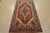 Tribal Serapi Rug 4’11” X 8’3” Red Wool Tribal Hand-Knotted Oriental Carpet For Sale - Image 3 of 12