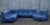 Blue Togo Sofa Set by Michel Ducaroy for Ligne Roset, Set of 5 For Sale - Image 8 of 8
