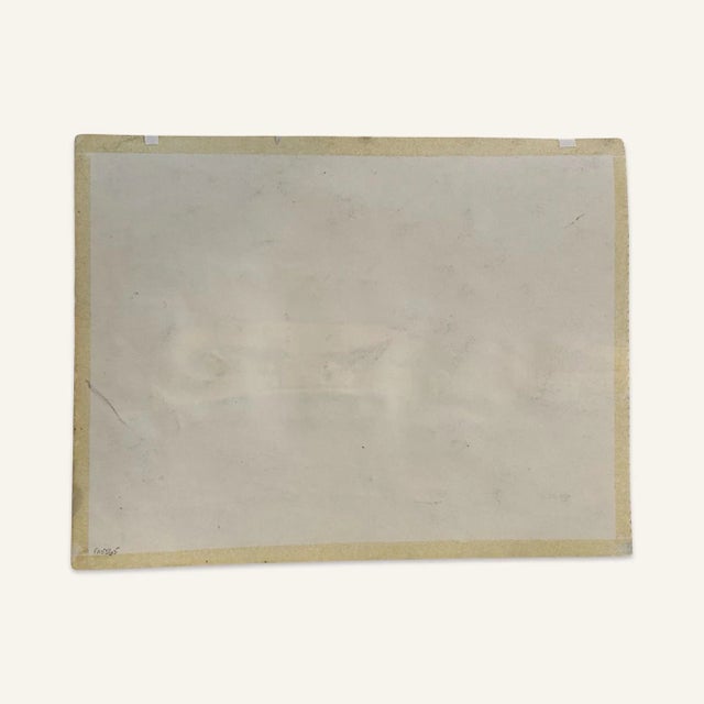 William C Grauer, 1895-1985, Untitled (Mexican Fishing Village) Ink and Watercolor on Paper For Sale - Image 4 of 4