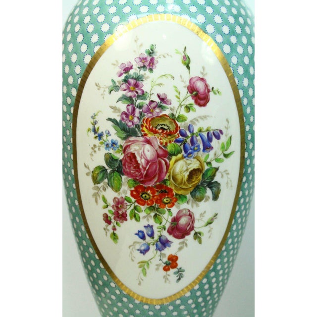 1800s Antique Limoges Hand Painted Porcelain Tall Vases 21" a Pair Chairish