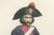 Title: French Heavy Cavalry 1795, Napoleonic Military Uniform Print This finely hand-colored 19th-century engraving...