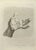The Study of Hand after Bouchardon is an etching realized by Nicholas Cochin in 1755. Signed on the plate. Good...
