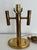 Robert Sonneman Mid-Century Brass Finish Double Arm Desk Lamp For Sale - Image 4 of 5