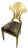 Gilded French-Style Accent Chair – Leopard Print Upholstery With Sculptural Gold Leaf Frame For Sale