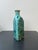 Ceramic Turquoise Triangular Vases, Set of 2 For Sale - Image 7 of 11