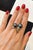 Gemstone Bochic “Orient” Vintage South Sea Pearl & Fancy Sapphires Ring Set 18K Gold & Si For Sale - Image 7 of 9