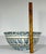 Antique Spongeware Mixing Bowl: Blue Banded Stoneware, 19th Century Americana For Sale - Image 10 of 10