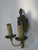 1920s Wall Sconce Electric old Elegant Bronze Empire Style Embossed Pattern For Sale - Image 6 of 10
