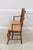 1990s Country French Triple Back Rush Seat Settee For Sale - Image 5 of 18