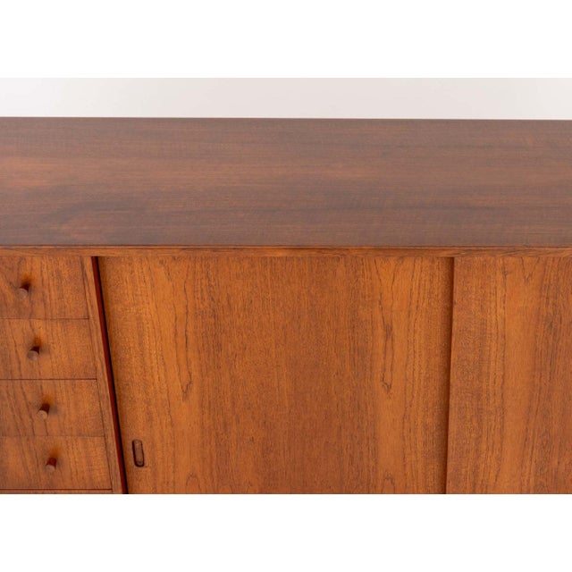 Mid-Century Modern Hans J. Wegner for Carl Hansen Teak Sideboard For Sale - Image 3 of 11