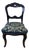Antique Victorian Carved Mahogany Balloon Back Side Chair, Circa 1860 For Sale