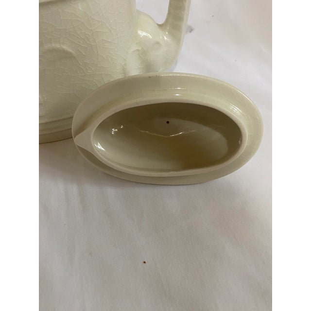 Ceramic Vintage French Tea Pot For Sale - Image 7 of 9