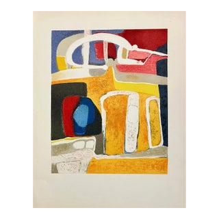 Maurice Esteve Lithograph Mouxelle 1961 For Sale