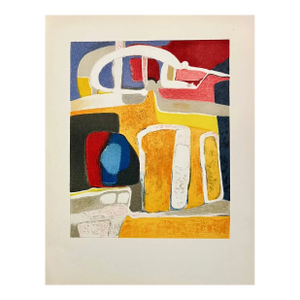 Maurice Esteve Lithograph Mouxelle 1961