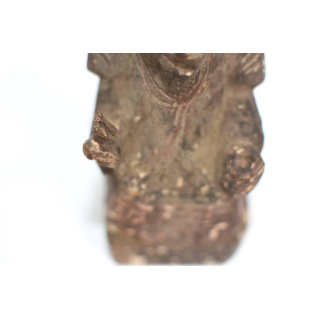 Early 19th Century 19th Century Taoist Master Wood Statue For Sale - Image 5 of 13