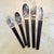 Mid-Century Modern Stanley Roberts Japan Flatware Set, Carl Aubock Era Mid Century Modern For Sale - Image 3 of 13