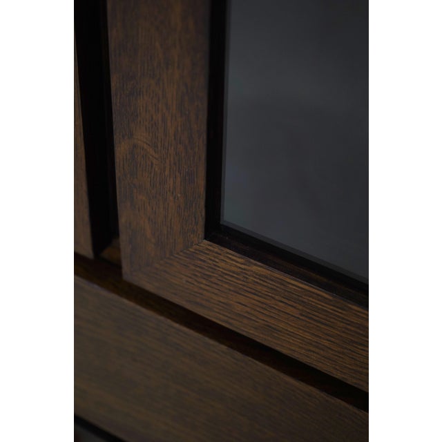 Stickley Arts & Crafts Mission Oak Highlands Display Cabinet For Sale - Image 13 of 18