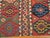 1870s Multicolor Diamond Tribal Antique Caucasian Kuba Kilim 6' X 11'4" Flatweave Wool Carpet For Sale - Image 4 of 5