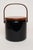 Mid Century Modern Black Vinyl and Teak Insulated Ice Bucket by Georges Briard For Sale In New York - Image 6 of 18