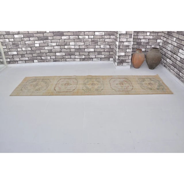 Handmade wool carpet in Turkish Anatolia , Vintage Oushak Rug,Turkish Vintage Anatolian Rug, Handmade wool Rug . One Of...
