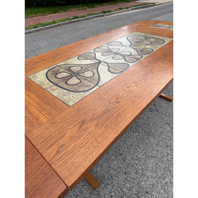 1970s Mid Century Danish Mobler Dining Table For Sale - Image 5 of 10