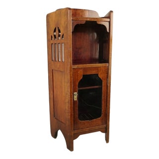 Jugendstil Gramophone and Record Storage Cabinet, Austria, 1910s For Sale